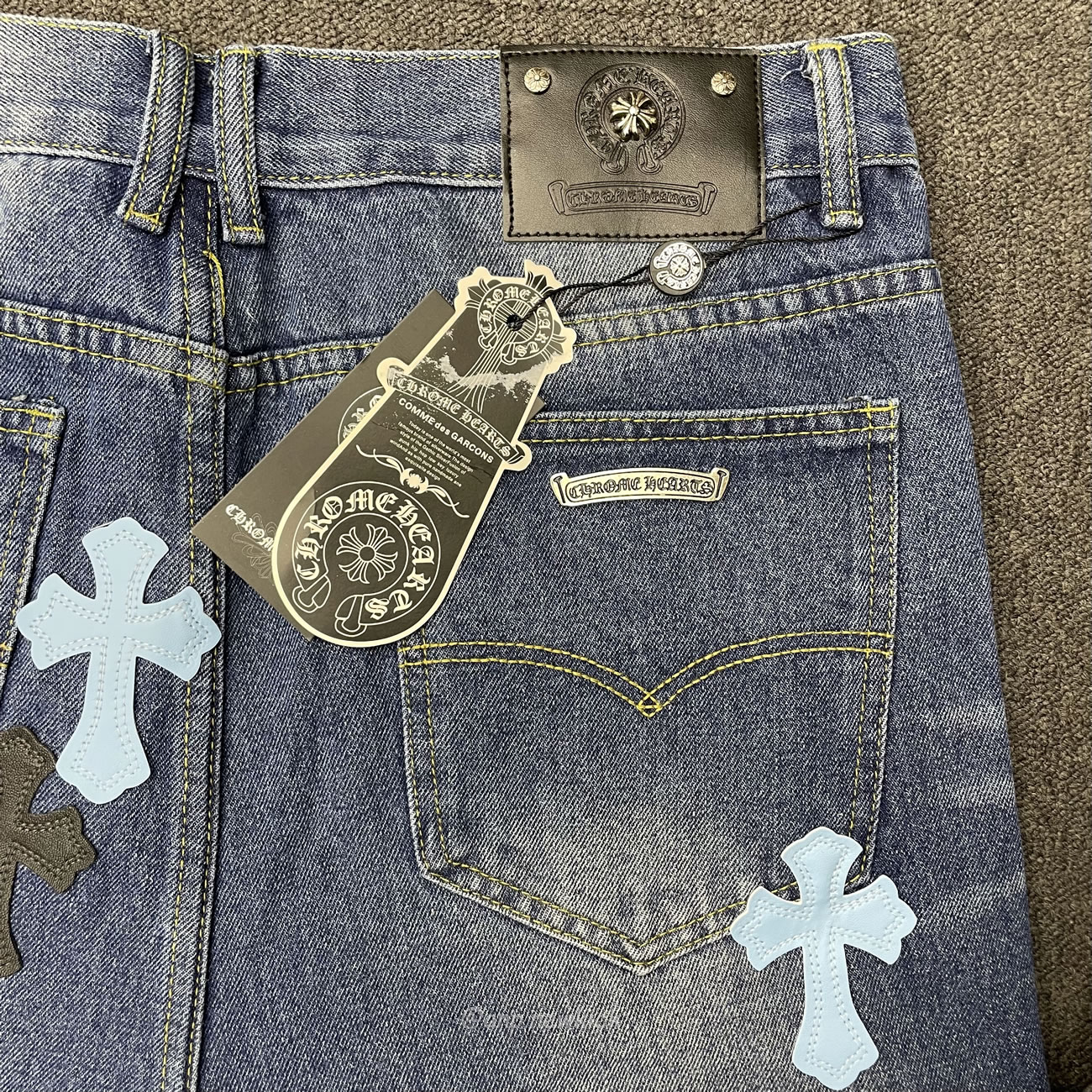 Chrome Hearts Blue Jeans Cross Patch (9) - www.newkick.vip